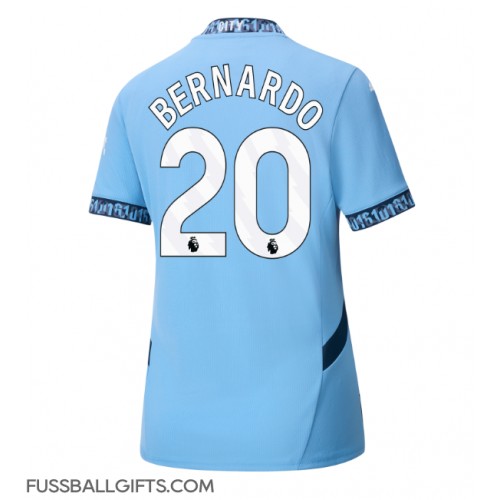 Manchester City Bernardo Silva #20 Fußballbekleidung Heimtrikot Damen 2024-25 Kurzarm